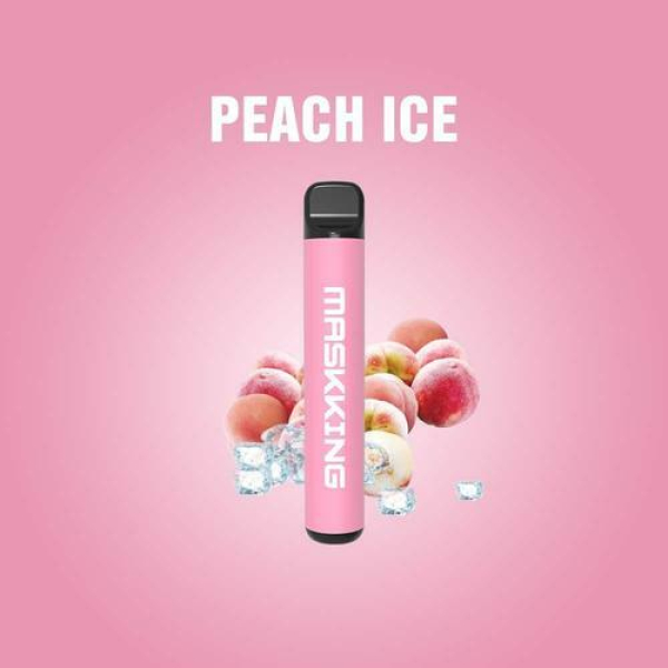 Одноразовая электронная сигарета Maskking High Pro Peach Ice (Персиковый Рай) 1000 затяжек в Магадане