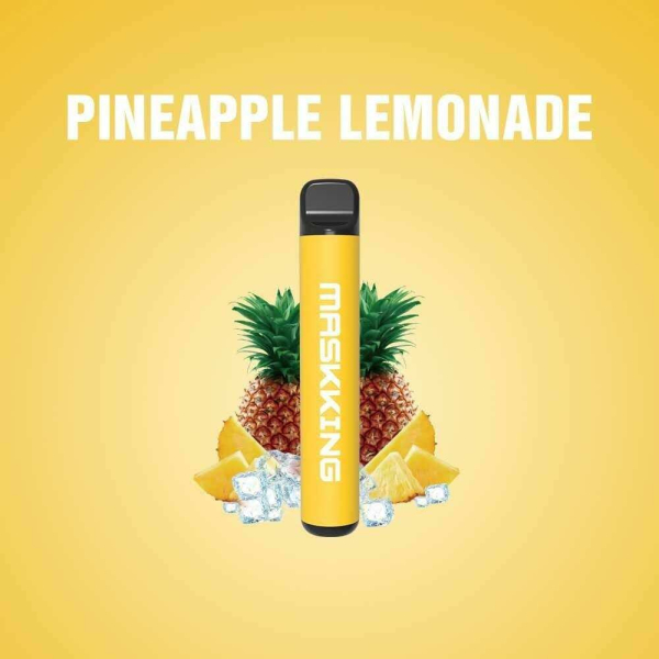 Одноразовая электронная сигарета Maskking High Pro Pineapple Lemonade (Ананасовый Лёд) 1000 затяжек в Магадане