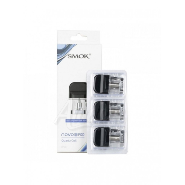 Упаковка картриджей NOVO 2 Quartz 1.4 ohm 2ml Coil Pod  by SMOK (в упаковке 3 шт) в Магадане