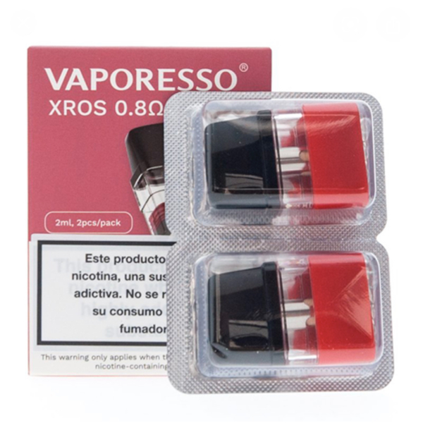 Упаковка картриджей Vaporesso XROS Series 0.8 ohm Pod 2 ml (в упаковке 2 шт) в Магадане