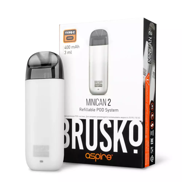 Brusko MINICAN 2 (400 мАч, Белый) в Магадане