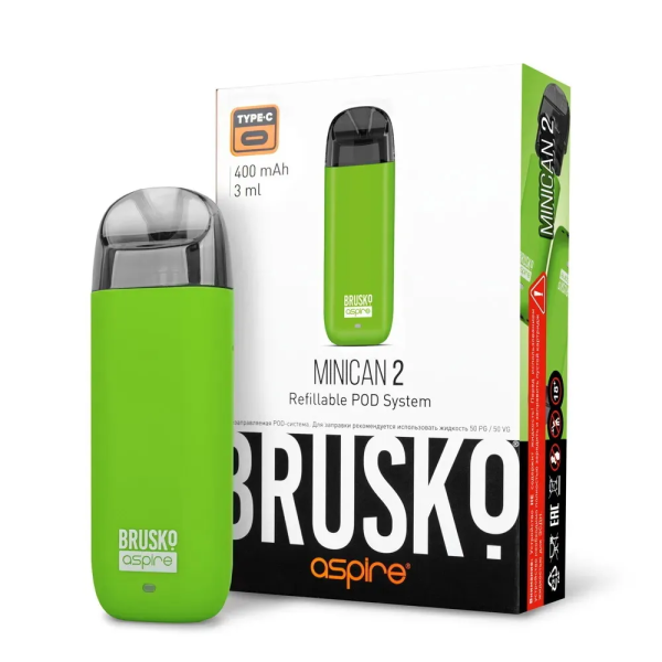 Brusko MINICAN 2 (400 мАч, Зеленый) в Магадане