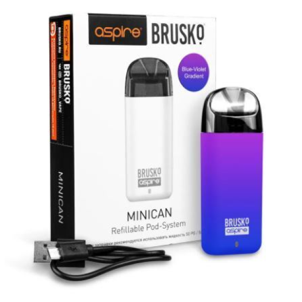 Brusko MINICAN 2 (400 мАч, Синий,фиолетовый) в Магадане