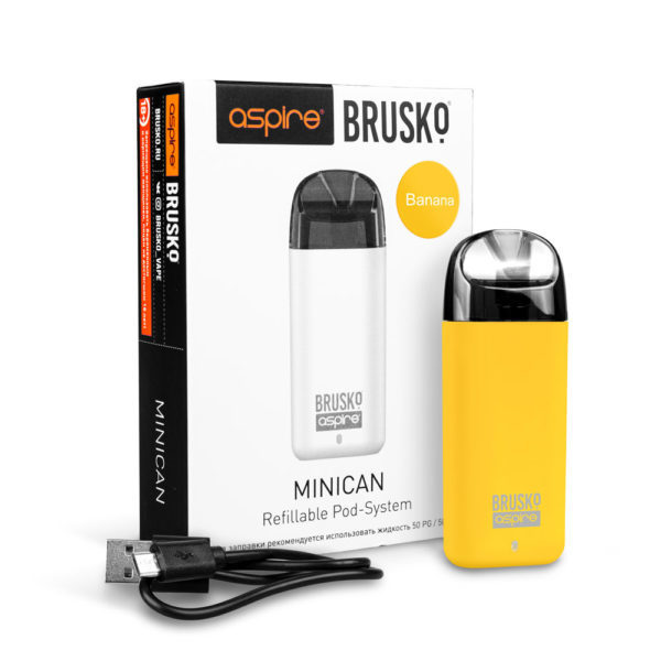 Brusko MINICAN plus (850 мАч, Желтый) в Магадане