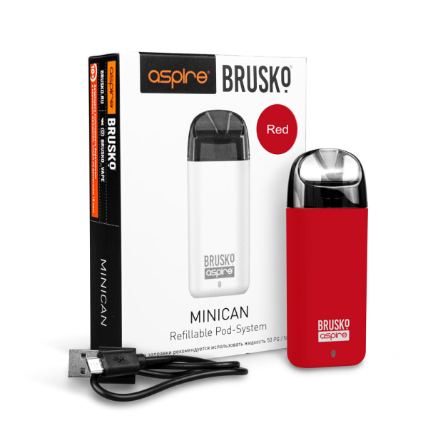 Brusko MINICAN plus (850 мАч, Красный) в Магадане