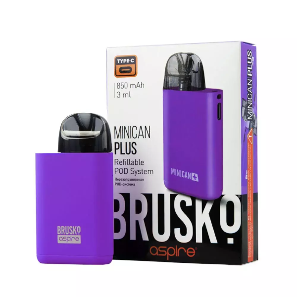 Brusko MINICAN plus (850 мАч, Фиолетовый) в Магадане
