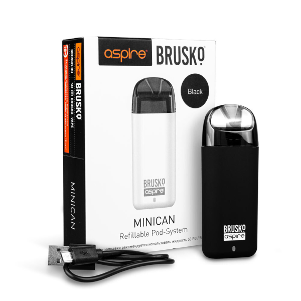 Brusko MINICAN plus (850 мАч, Черный) в Магадане