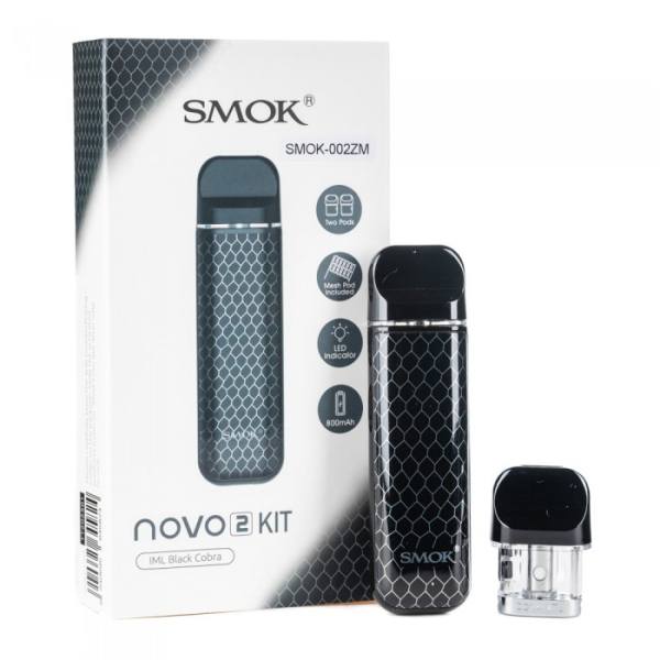 POD-система SMOK Novo 2 Pod 800 mAh Black Carbon в Магадане