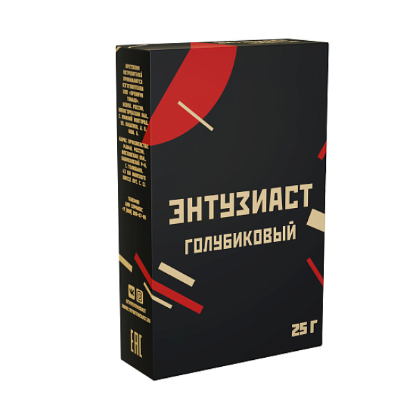 Табак ЭНТУЗИАСТ ГОЛУБИКОВЫЙ 25 гр в Магадане