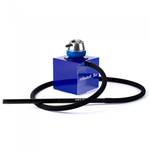 Кальян Hookah Box Blue синий (20 см) в Магадане