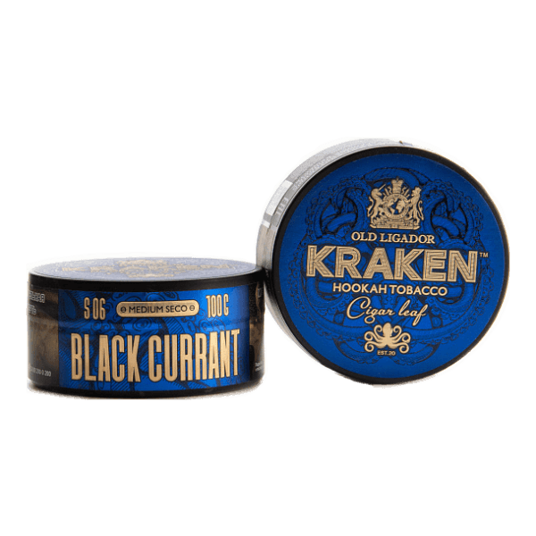 Табак Kraken Medium Seco Black Currant (Черная Смородина) 100 гр в Магадане