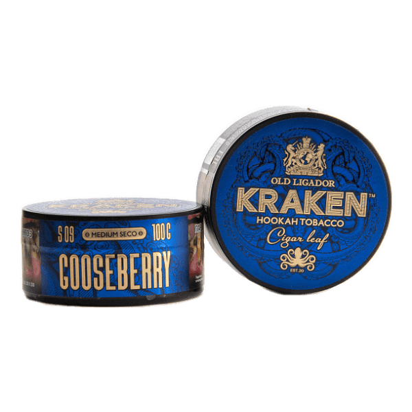 Табак Kraken Medium Seco Goozeberry (Крыжовник) 100 гр в Магадане