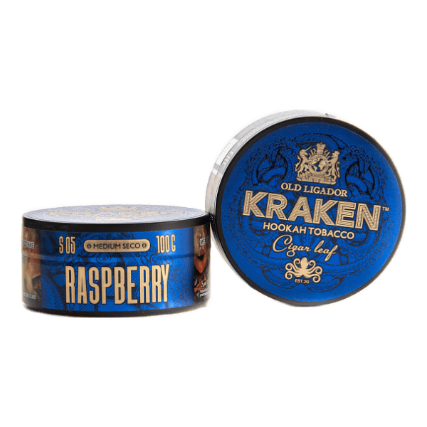 Табак Kraken Medium Seco Raspberry (Малина) 100 гр в Магадане