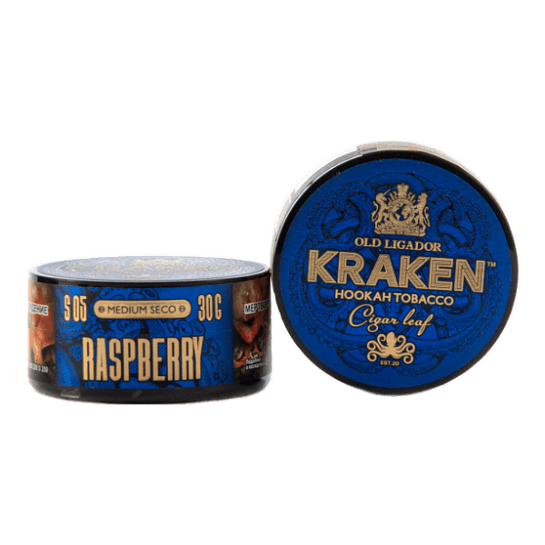 Табак Kraken Medium Seco Raspberry (Малина) 30 гр в Магадане