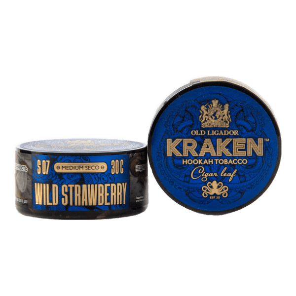 Табак Kraken Medium Seco wild strawberry (Земляника) 30 гр в Магадане
