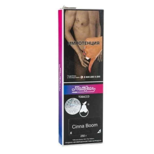 Табак MattPear Cinna Boom (Корица Персик) 250 гр в Магадане