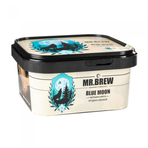 Табак Mr Brew Blue Moon (Черника с мятой) 200 гр в Магадане