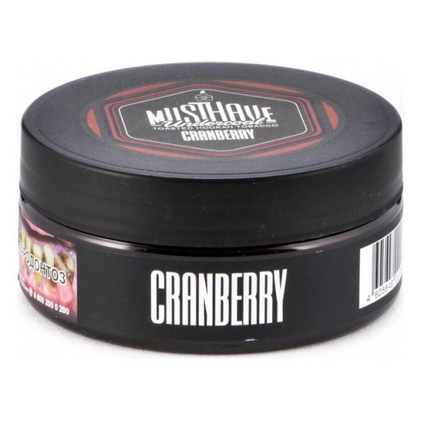 Табак Must Have Cranberry 125 грамм в Магадане