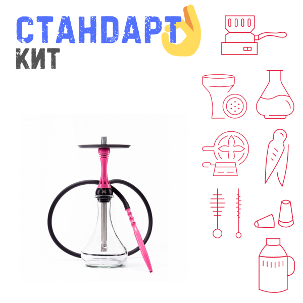 Набор с кальяном  Alpha Hookah X Rose СТАНДАРТ в Магадане
