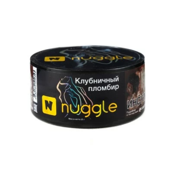 Табак Nuggle Клубничный пломбир 25 гр в Магадане