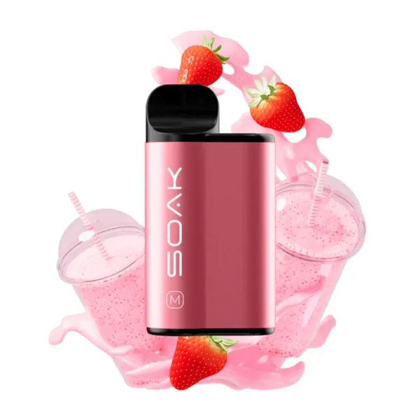 SOAK M Strawberry Cream dream (Клубничный милкшейк), 4000 тяг в Магадане