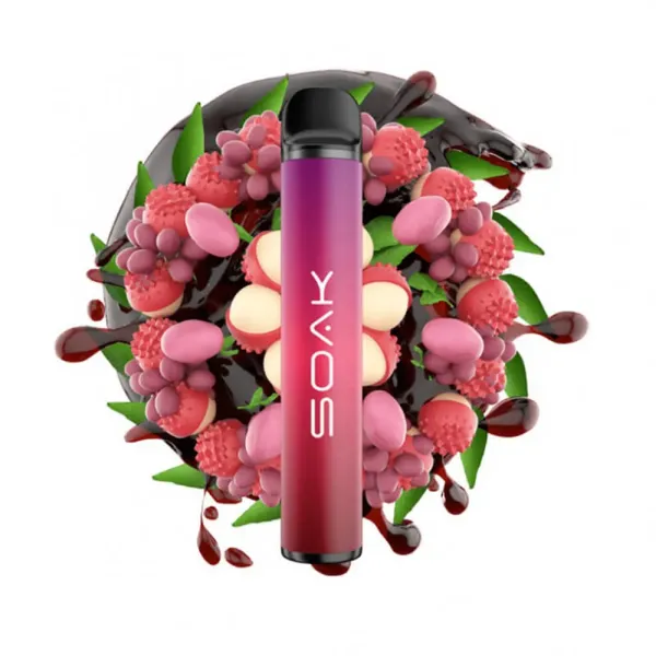 SOAK X Lychee Lemonade (Лимонад с личи), 1500 тяг в Магадане