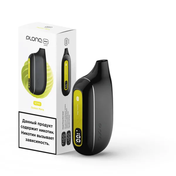 Plonq Max Smart Лимон Мята (8000 Затяжек) 20 Мг в Магадане
