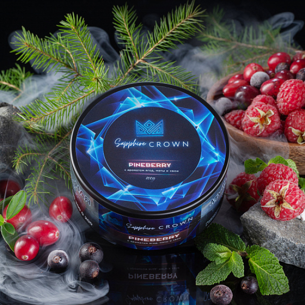 Табак Sapphire Crown Pineberry (Ягоды хвоя Мята) 100 гр в Магадане