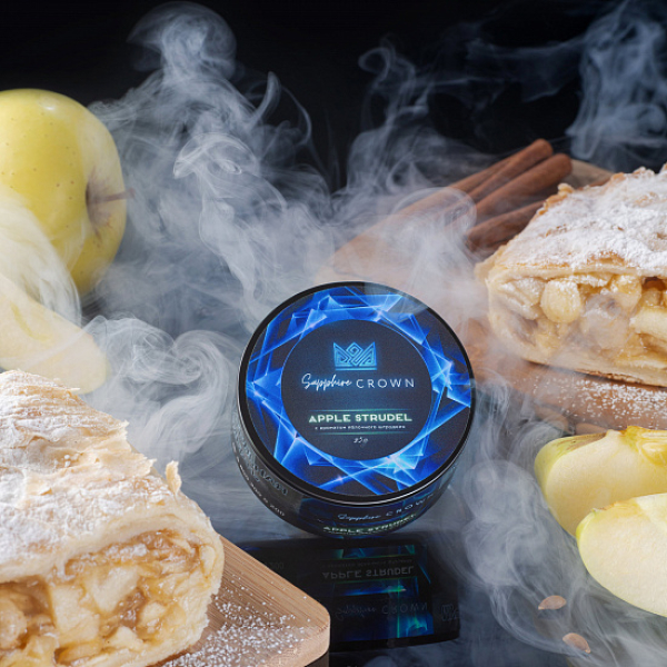 Табак Sapphire Crown Apple Strudel (Яблочный Штрудель) 25 гр в Магадане