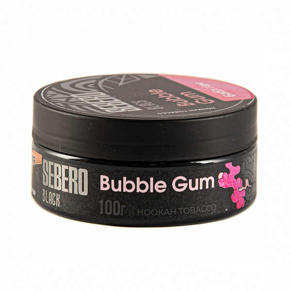 Табак SEBERO BLACK BUBBLE GUM 100 гр в Магадане