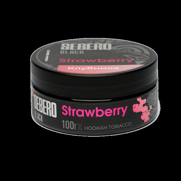 Табак SEBERO BLACK STRAWBERRY 100 гр в Магадане