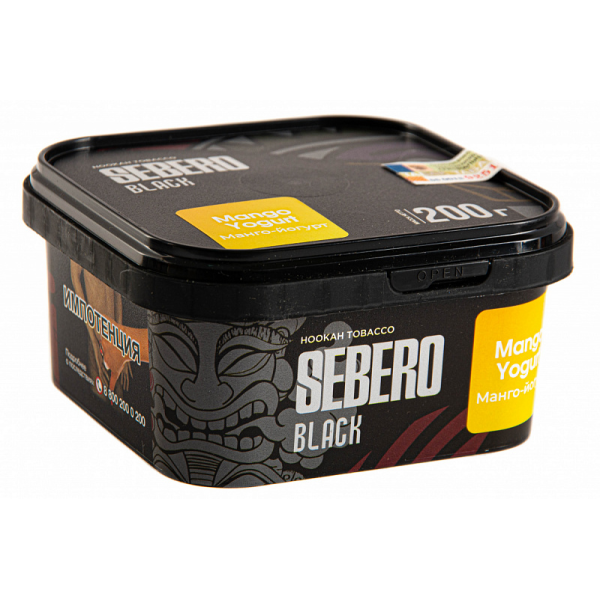 Табак SEBERO BLACK MANGO YOGURT 200 гр в Магадане