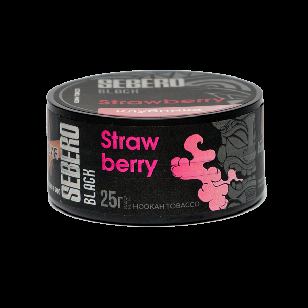 Табак SEBERO BLACK STRAWBERRY 25 гр в Магадане