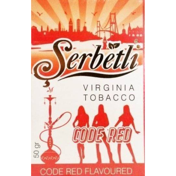 Табак Serbetli Code Red 50 грамм в Магадане