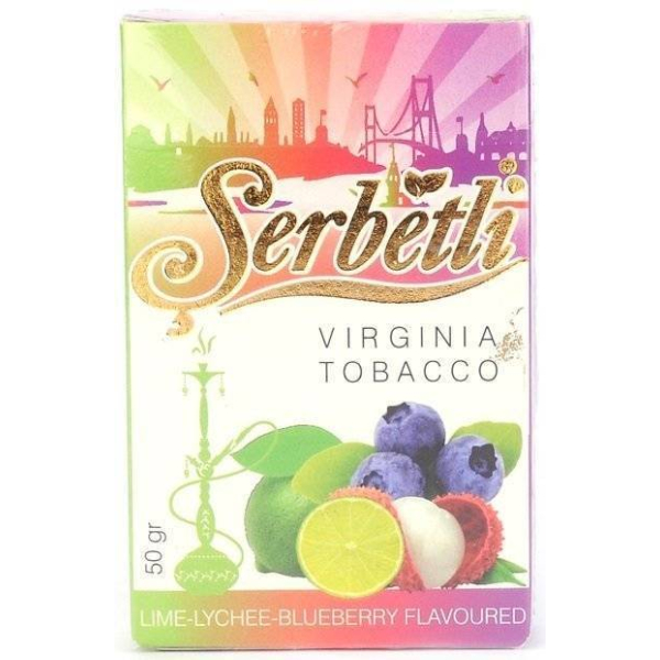 Табак Serbetli Lime Lychee Blueberry в Магадане