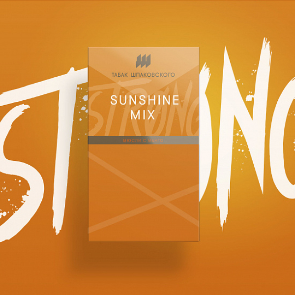 Табак Шпаковского Strong Sunshine MIx (Мюсли Манго) 40 гр в Магадане