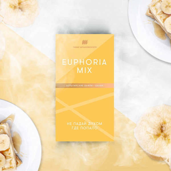 Табак Шпаковского Euphoria (Бельгийские Вафли Банан) 40 грамм в Магадане