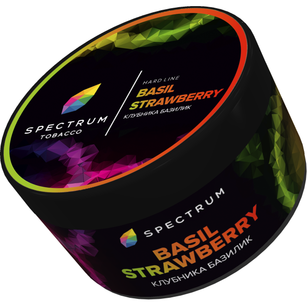 Табак Spectrum Hard BasilStrawberry 200 грамм в Магадане