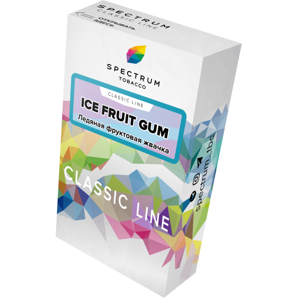 Табак Spectrum Classic ice fruit gum 40 грамм в Магадане