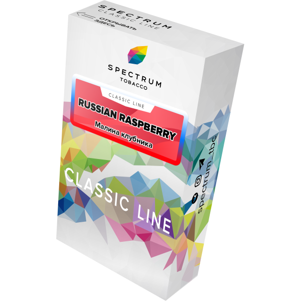 Табак Spectrum Classic russian raspberry 40 грамм в Магадане
