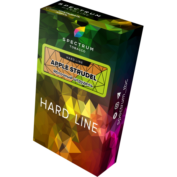 Табак Spectrum Hard apple strudel 40 грамм в Магадане