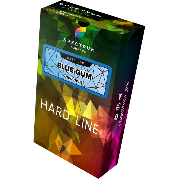 Табак Spectrum Hard blue gum 40 грамм в Магадане