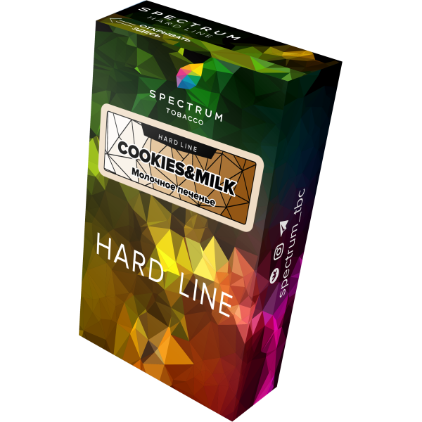 Табак Spectrum Hard cookies milk 40 грамм в Магадане