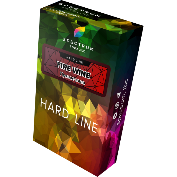 Табак Spectrum Hard fire wine 40 грамм в Магадане