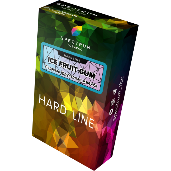 Табак Spectrum Hard ice fruit gum 40 грамм в Магадане