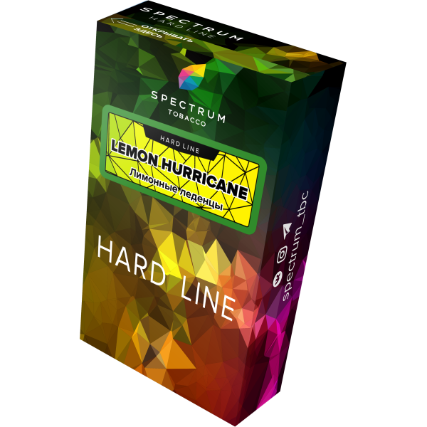 Табак Spectrum Hard lemon hurricane 40 грамм в Магадане