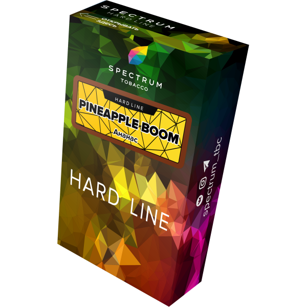 Табак Spectrum Hard pinapple boom 40 грамм в Магадане