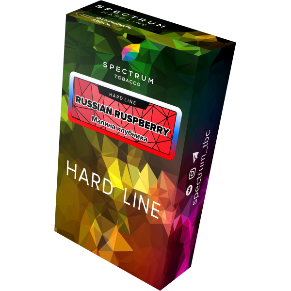 Табак Spectrum Hard russian raspberry 40 грамм в Магадане