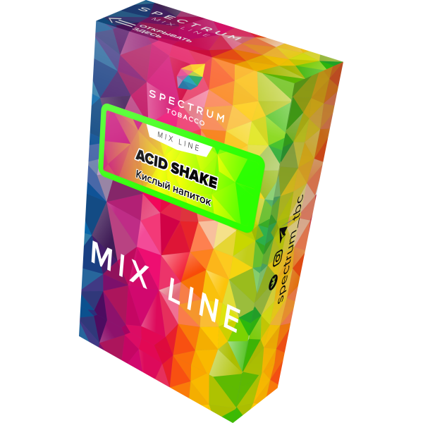 Табак Spectrum Mix Line Acid Shake 40 грамм в Магадане