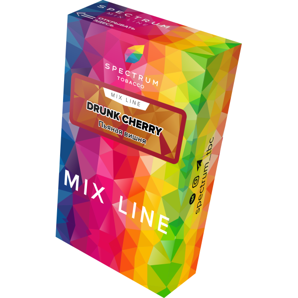 Табак Spectrum Mix Line Drunk Cherry 40 грамм в Магадане